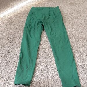 Wilo The Label Green Ribbed Leggings Medium Activewear
